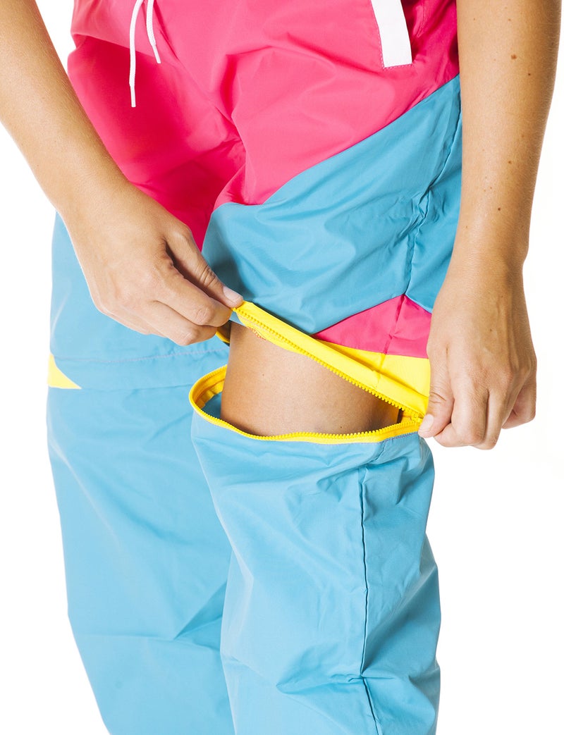 Funny Guy Mugs Like Totally 80s & 90s Retro Neon Windbreaker Pants, Large - Image 3
